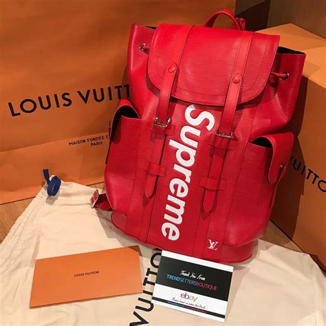 supreme x louis vuitton backpack buy|louis vuitton supreme backpack price.